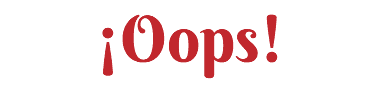 ¡Oops!